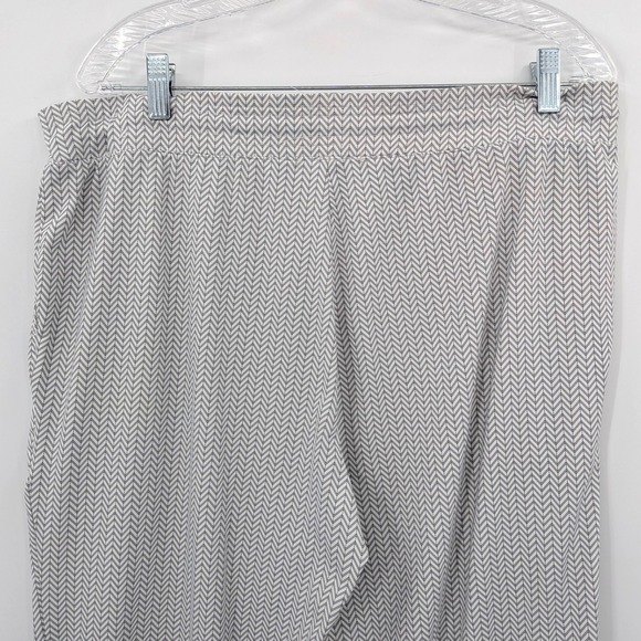 Fairway & Greene Gray Herringbone Stretch Lounge Pants Golf Athleisure Size L - Picture 8 of 8